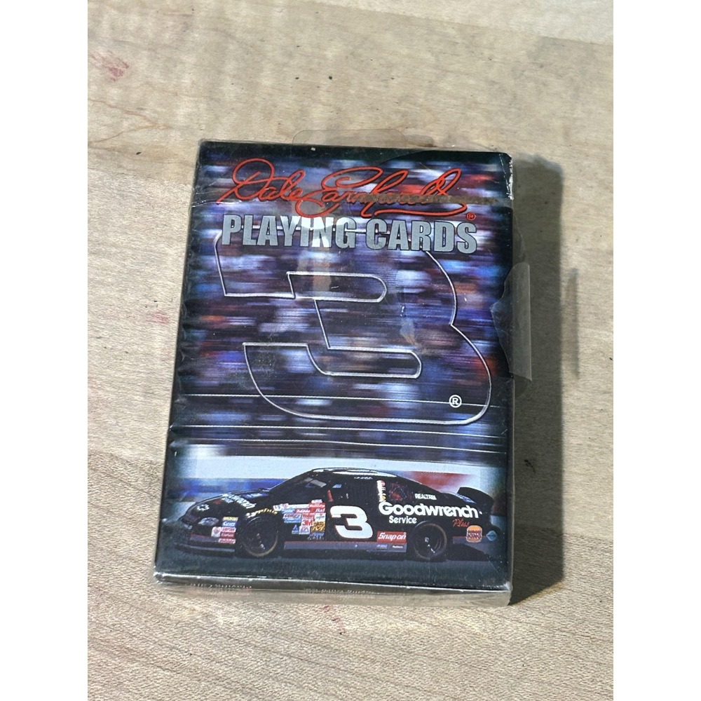 Vintage Dale Earnhardt NASCAR #3 Playing Cards Deck Sealed 2002‎ Bicycle Brand